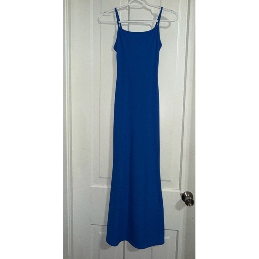 Women's size XS dress Blue Spaghetti-Strap Maxi Dress
